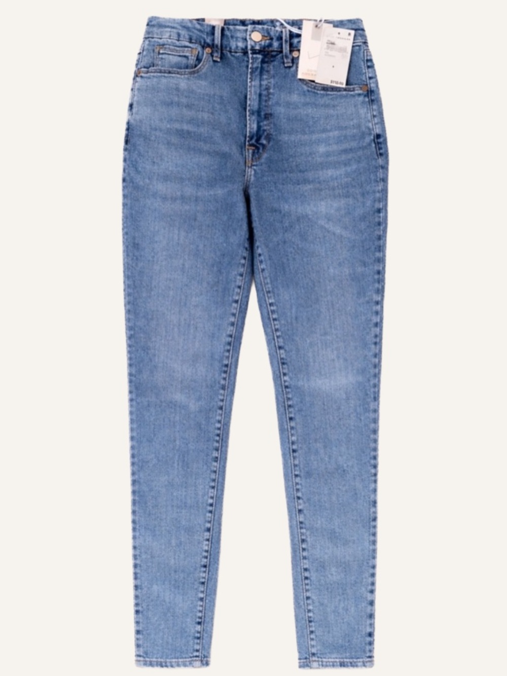Good American Good Waist Jeans Skinny High Rise Sz 8 NWT GW873T MSRP $119